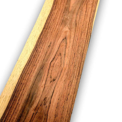 Los vel naturel Palissander fineer zonder backing, geschikt voor marqueterie, renovatie of creatieve houtbewerking.