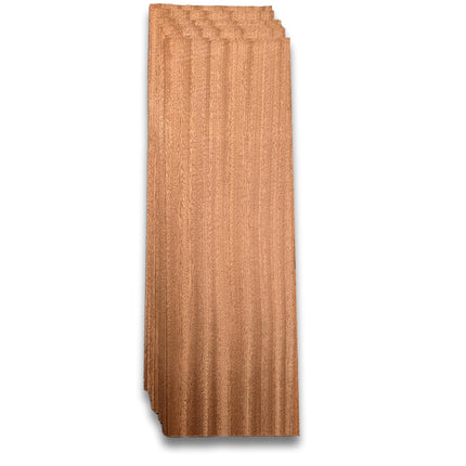 Placage d'acajou | 28 feuilles | 51x16 cm